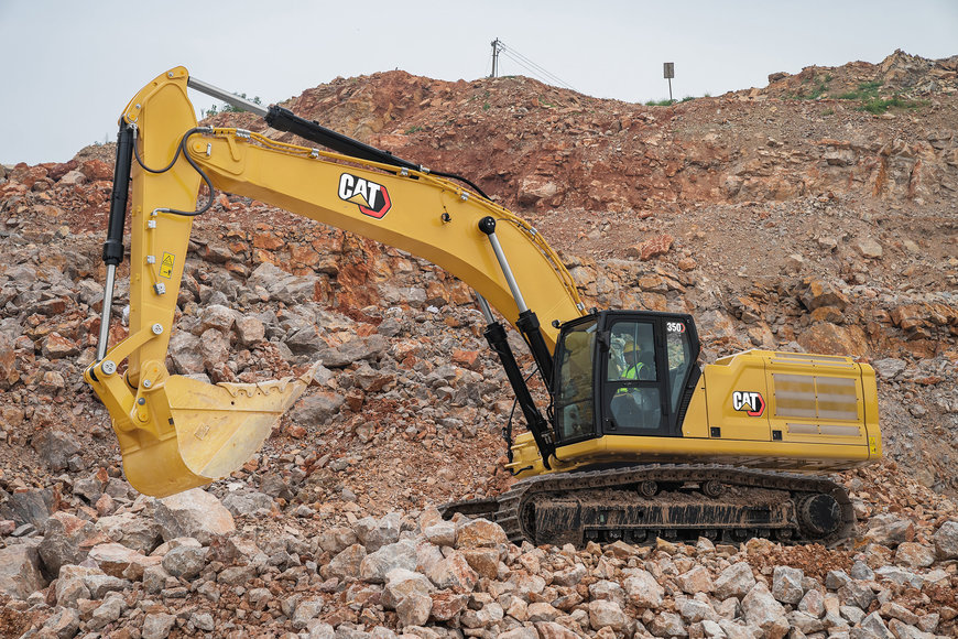 New Cat® 350 excavator delivers class-leading productivity with enhanced sustainability